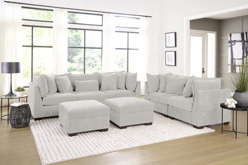 Dino 3 Piece Sofa Sectional - Ivory