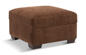 Dino Storage Ottoman - Rust