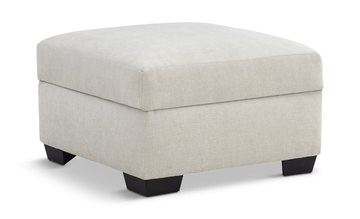 Dino Storage Ottoman - Ivory
