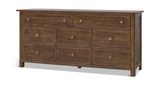 Driftwood Eight Drawer Dresser thumbnail 4
