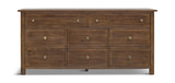 Driftwood Eight Drawer Dresser thumbnail 2