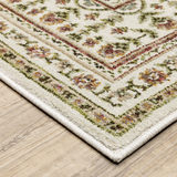 Andorra 3717A Ivory/Red Area Rug - 7′10″ X 10′10″ thumbnail 3