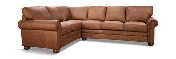 Valdosta 2 Piece Leather Sectional