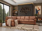 Valdosta 2 Piece Leather Sectional thumbnail 2