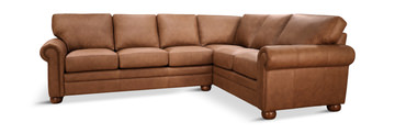 Valdosta 2 Piece Leather Sectional