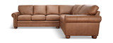 Valdosta 2 Piece Leather Sectional thumbnail 1