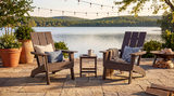 Sunrise 3 Piece Adirondack Set - Dark Teak thumbnail 4