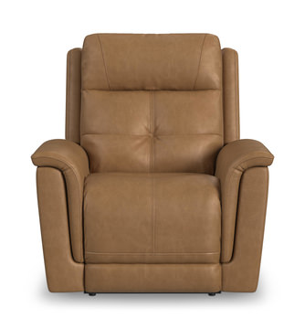 Ranger Leather Power Recliner - Oakridge