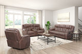 Ashby Reclining Sofa - Brown thumbnail 4