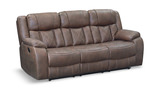 Ashby Reclining Sofa - Brown thumbnail 2