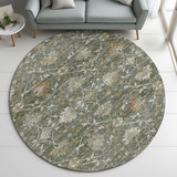 Silk Road Basil Area Rug - 8′0″ Round thumbnail 2