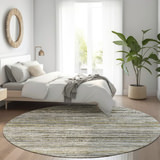 Kochi Pewter Washable Area Rug - 8′0″ Round thumbnail 2