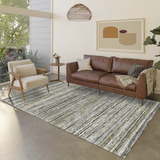 Kochi Pewter Washable Area Rug - 5′0″ X 7′6″ thumbnail 3