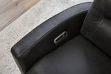 Remmington Leather Power Swivel Glider Recliner - Slate thumbnail 9