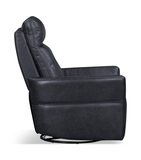 Remmington Leather Power Swivel Glider Recliner - Slate thumbnail 5
