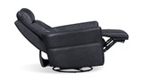 Remmington Leather Power Swivel Glider Recliner - Slate thumbnail 4
