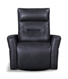 Remmington Leather Power Swivel Glider Recliner - Slate thumbnail 2
