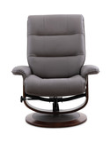 Knight Swivel Recliner And Ottoman - Haze thumbnail 2