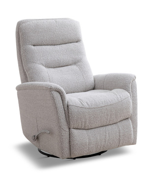 Gemini Swivel Glider Recliner - Bloke Cotton