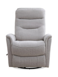 Gemini Swivel Glider Recliner - Bloke Cotton thumbnail 2