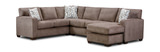 Crew Sectional with Right Chaise - Brown thumbnail 2