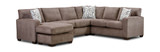 Crew Sectional With Left Chaise - Brown thumbnail 1