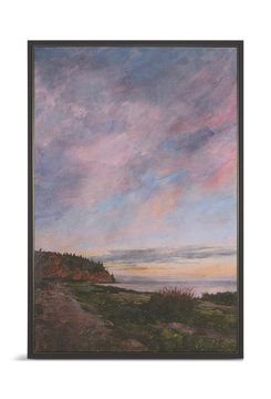 Crescent Sunset I Framed Art