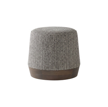 Thimble Ottoman - Bijou Dot Truffle