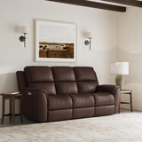 Henry Leather Power Reclining Sofa thumbnail 7