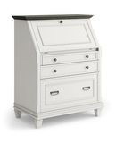 Astoria White Drop Lid Desk thumbnail 1