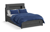 Ravens Edge Twin Bed - Midnight Blue thumbnail 1