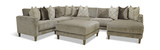 Tatum 5 Piece Modular Sectional With Right  Arm Chaise thumbnail 2