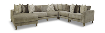 Tatum 5 Piece Modular Sectional With Left Arm Chaise