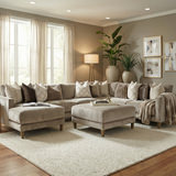 Tatum 5 Piece Modular Sectional With Left Arm Chaise thumbnail 4