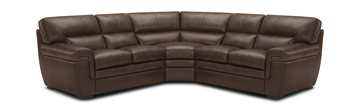 Ezra 3 Piece Leather Sectional