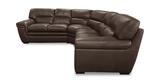 Ezra 3 Piece Leather Sectional thumbnail 2