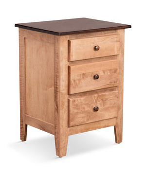 Mapleton 3 Drawer Nightstand