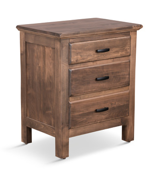 Lewiston 3 Drawer Nightstand