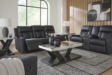 Halina Reclining Sofa - Carbon
