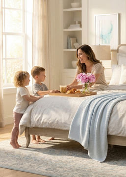 Delilah King Mink Bed