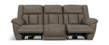 Petra Power Reclining Sofa - Taupe thumbnail 6
