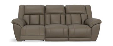 Petra Power Reclining Sofa - Taupe