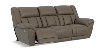 Petra Power Reclining Sofa - Taupe