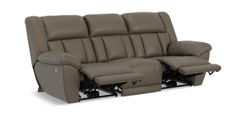 Petra Power Reclining Sofa - Taupe