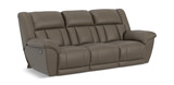Petra Power Reclining Sofa - Taupe thumbnail 4