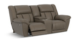 Petra Power Reclining Loveseat With Console - Taupe thumbnail 9