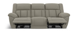 Petra Power Reclining Sofa - Smoke thumbnail 9