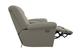 Petra Power Reclining Loveseat With Console - Smoke thumbnail 8