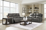 Caldwell Leather Power Reclining Sofa - Anchor thumbnail 6