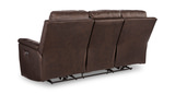 Caldwell Leather Power Reclining Sofa - Espresso thumbnail 3